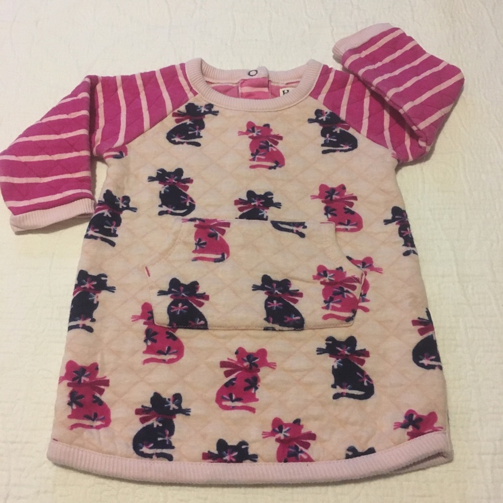 9-12m (4/$20) Quilted Cat Dress my Hatley
